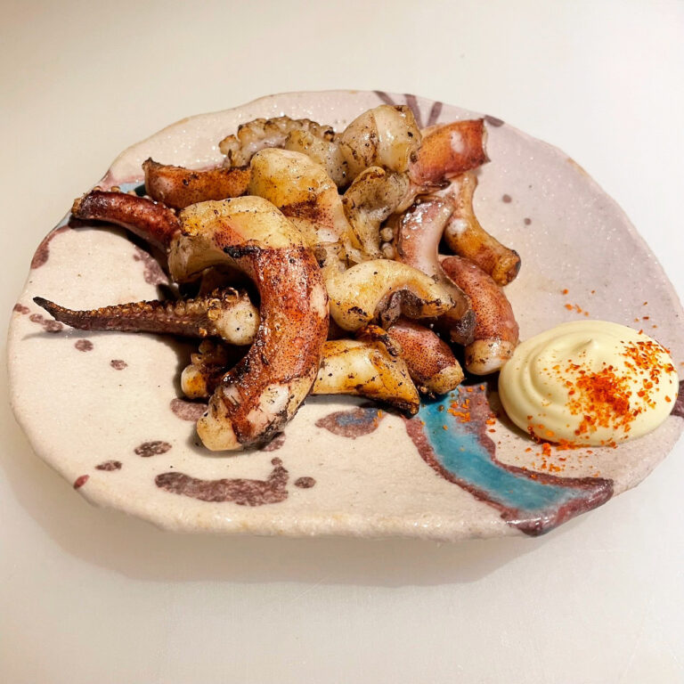 Charcoal-grilled Squid Tentacles