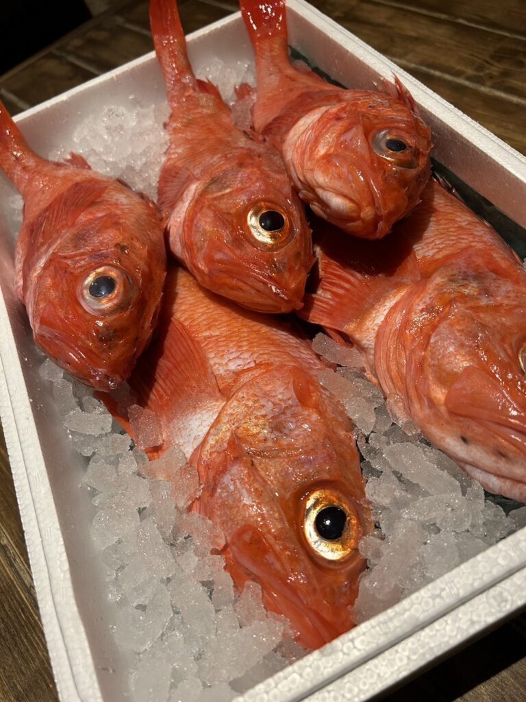 Premium whole charcoal-grilled kingfish