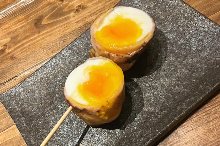 Soft-Boiled Egg Pork Roll