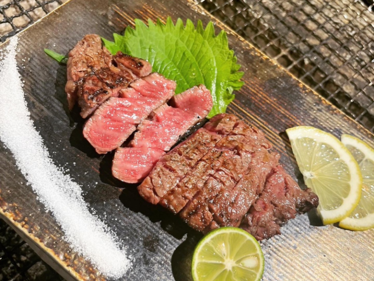 Charcoal-grilled Premium Japanese Wagyu Beef Hele