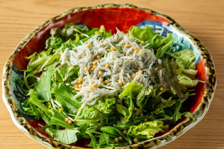 Boiled Whitebait Salad