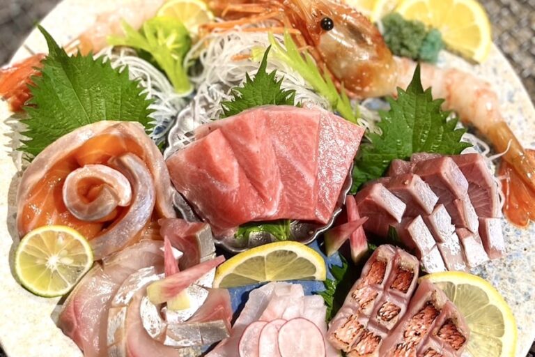 Assorted sashimi