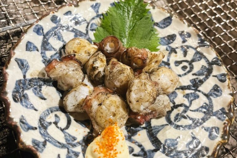 Charcoal-grilled Chopped Octopus