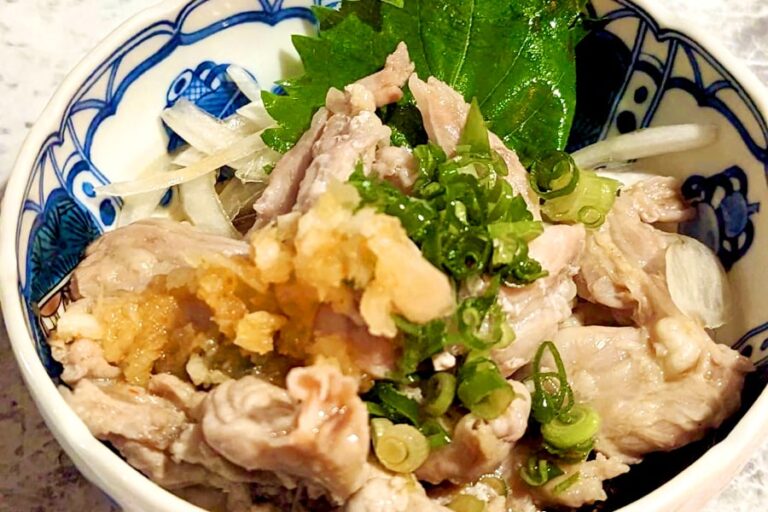 Chicken Neck with Ponzu